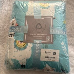 Wearable Blanket Hoodie - Blue